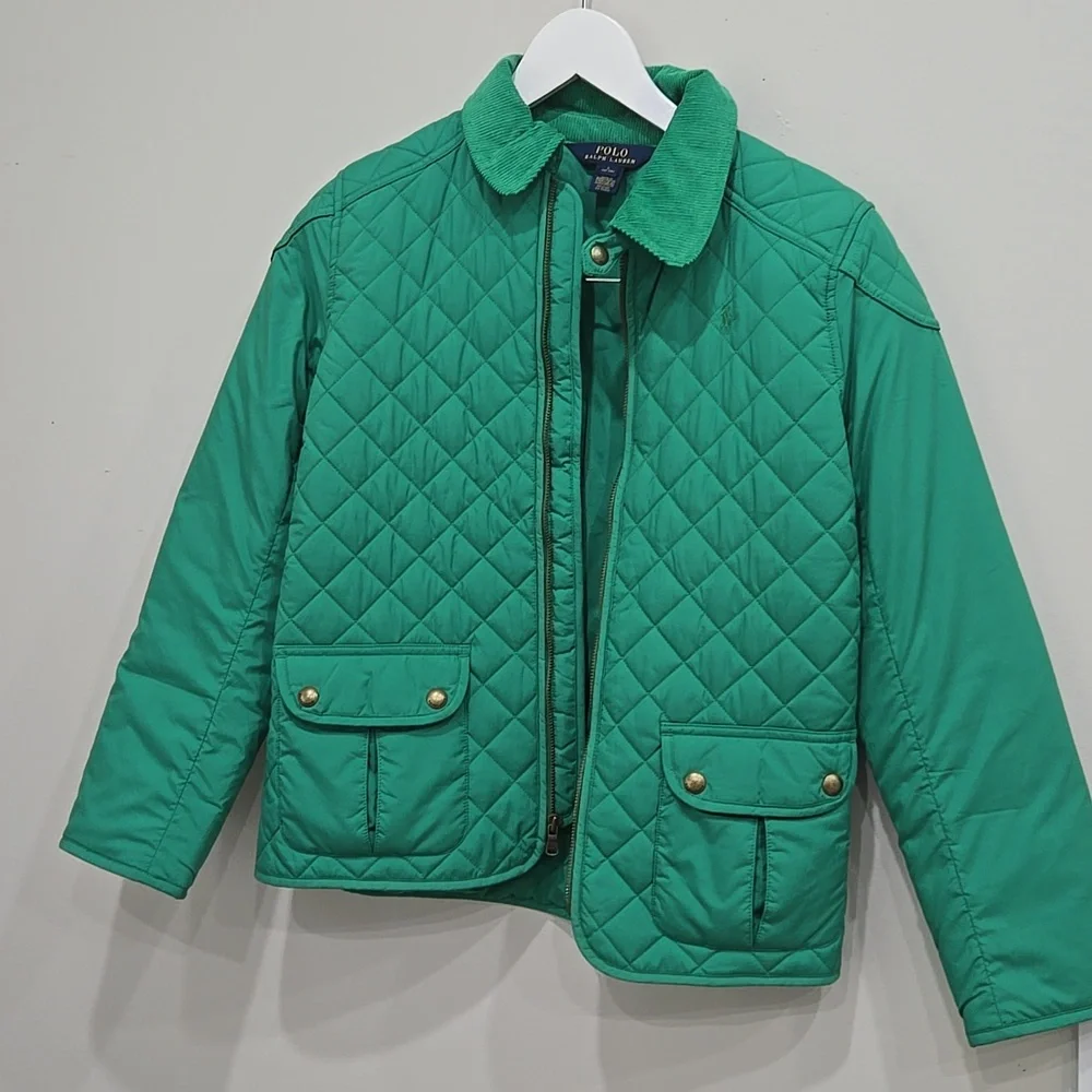 Polo by Ralph Lauren Quilted Green Kids Jacket
